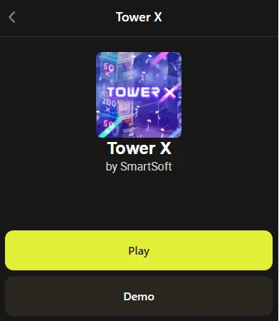 Play TowerX Parimatch