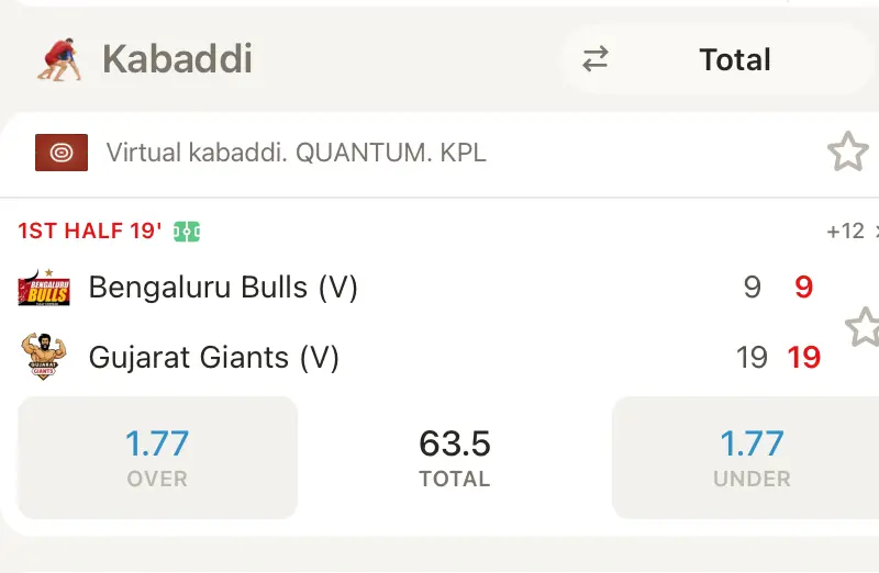 bet on Kabaddi 