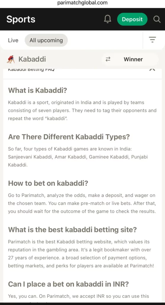 Kabaddi FAQs