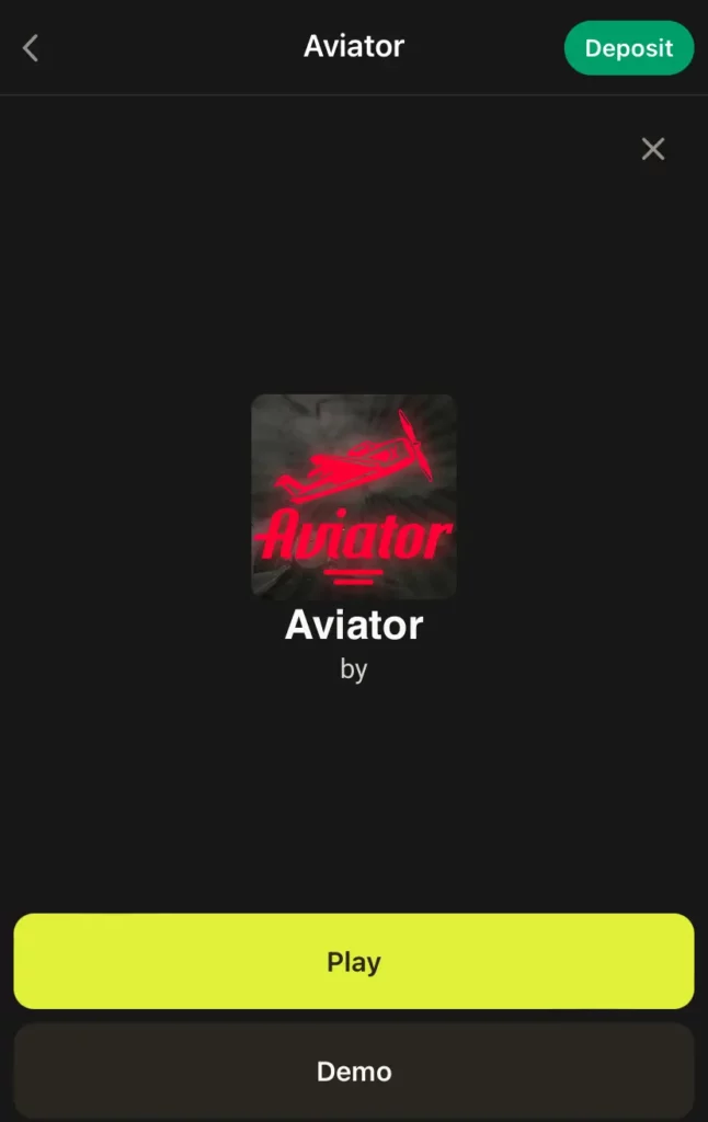 Aviator game at Parimatch