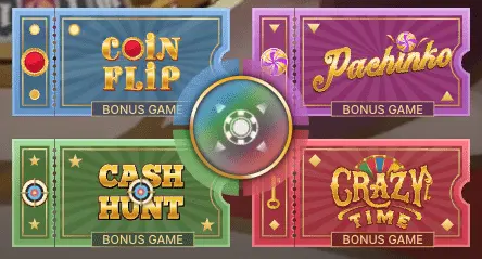 Crazy Time Bonus Games