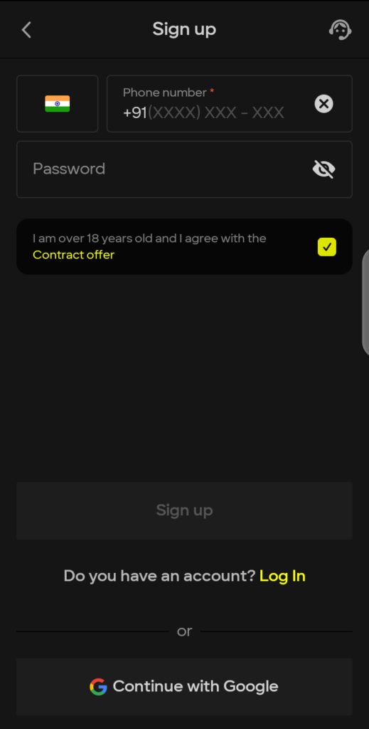 Parimatch app launch
